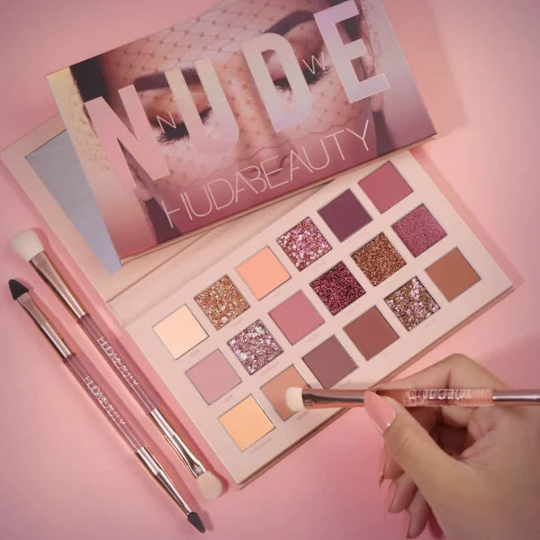 Watch​Huda Beauty Nude Eyeshadow Palette (18 Colors Eyeshadow Palette) - Rion Stores