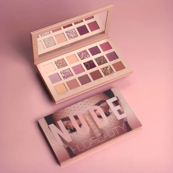 Watch​Huda Beauty Nude Eyeshadow Palette (18 Colors Eyeshadow Palette) - Rion Stores