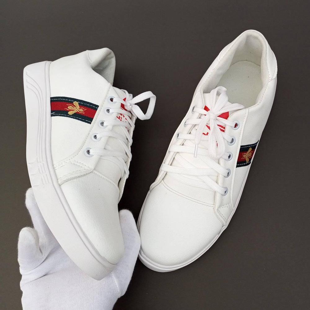 Men's Sports White Sneakers