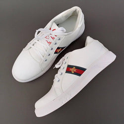 Men's Sports White Sneakers